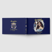 ブルー王室のフォトヴィンテージボホキンチェニェラスペインの ゲストブック (全面)