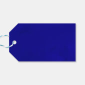 ブルー王室のフローラキンセアニェラ ギフトタグ (裏面横)