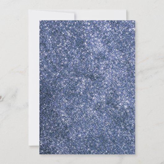 ブルー王室のフローラバタフライツインキンセアニェラ 招待状 (裏面)