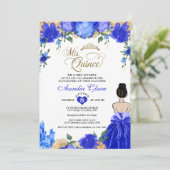 ブルー王室のフローラプリンセスミクリンスキンセアニラ 招待状 (スタンド正面)