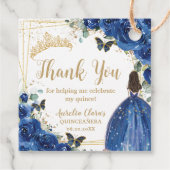 ブルー王室のフローラプリンセス金ゴールドキンセアニラクインズ フェイバータグ (裏面)