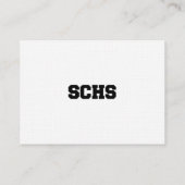 ブルー王室のプフォーマルロム入札認カスタム可チケット 名刺 (裏面)