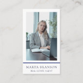 ブルー王室のプロフェッショナル実在エテート 名刺 (正面)