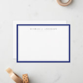 ブルー王室のプロフェッショナル対応 ノートカード (正面/裏面インサイチュ)