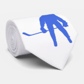 ブルー王室のホッケー ネクタイ (ロール)