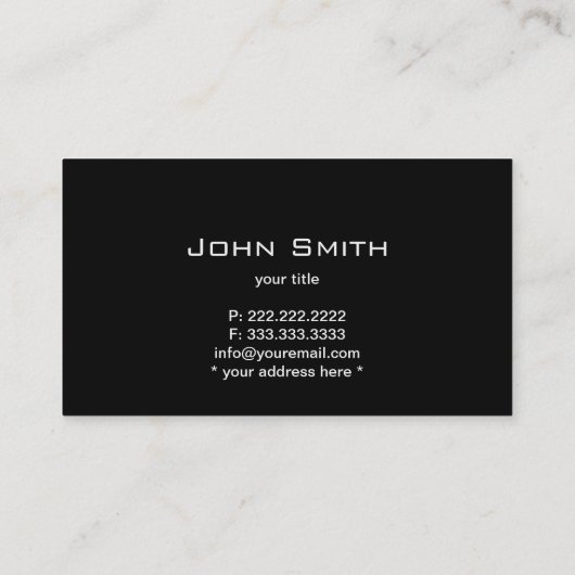 ブルー王室のメタリックQRコード名刺 名刺 (裏面)