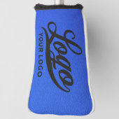 ブルー王室のレザー会社ロゴビジネスクラブ ゴルフヘッドカバー (回転90)