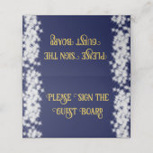 ブルー王室のヴィンテージボホキンセアニラスペインの プレイスカード (外部開封)