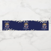 ブルー王室のヴィンテージボホキンセアニラスペインの ペットボトルラベル (シングルラベル)