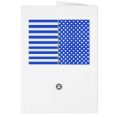 ブルー王室の水玉模様とストライプSTaylor (裏面)