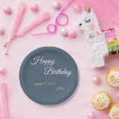 「ブルー王室の誕生日バッシュ！」 ペーパープレート (パーティー)