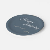 「ブルー王室の誕生日バッシュ！」 ペーパープレート (アングル)