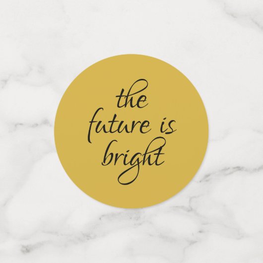 ブルー王室の金ゴールドグリッターダスト卒業ありがとう コンフェッティ (スモール正面)