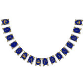 ブルー王室の金ゴールドプリンスベビーシャワー バンティングフラッグ (全)