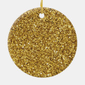 ブルー王室の金ゴールドプリンス写真 セラミックオーナメント (裏面)