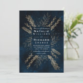 ブルー王室の金ゴールド秋季ハーベストテーマ 招待状 (スタンド正面)