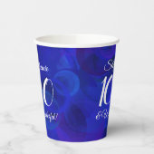 ブルー王室の100と素晴らしい誕生日パーティー 紙コップ (左)