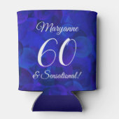 ブルー王室の60とセンセーショナル誕生日パーティー 缶クーラー (裏面)