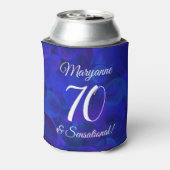 ブルー王室の70とセンセーショナルな誕生日パーティー 缶クーラー (缶裏面)