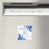 ブルー王室の・シルバーが賞味期限を守る マグネット (インサイチュ (食洗機))