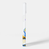 ブルー王室の&パープル鮮やか抽象芸術流体アート Case-Mate iPhoneケース (裏面 / 右)