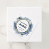 ブルー男の赤ちゃんシャワースクエア フェイバータグ (インサイチュ)