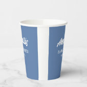 ブルー男の赤ちゃんシャワー 紙コップ (左)