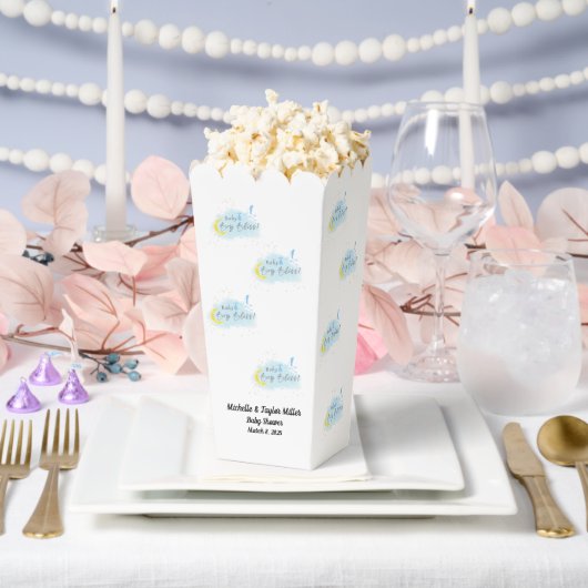 ブルー男の赤ちゃんブリスストークスペシャルデリバリー フェイバーボックス (ウェディング)