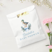 ブルー男の赤ちゃんマラルダックベビーシャワー フェイバーバッグ (封をした状態)