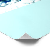 ブルー疑問に思ポスター ポスター (角)