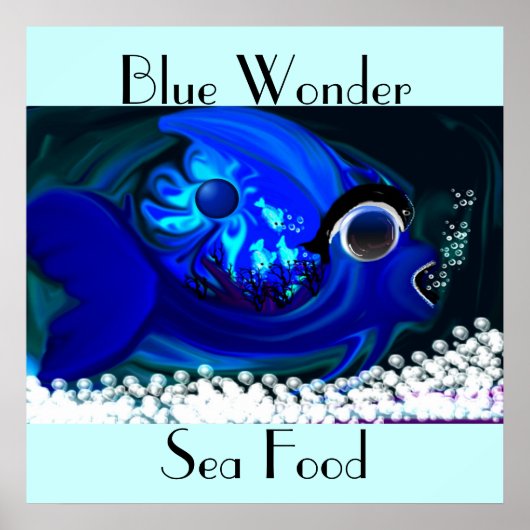 ブルー疑問に思ポスター ポスター (正面)