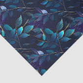 ブルー白熱［赤熱］光を放つ葉ティッシュペーパー 薄葉紙 (詳細)