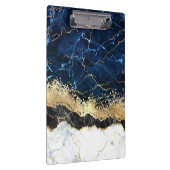 ブルー白黒マーブルグラム クリップボード (右)