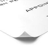 ブルー白黒メイクアップ目まぶし価格 ポスター (角)