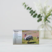 ブルー石板感謝祭デイトルコ 名刺 (スタンド正面)