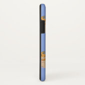 ブルー私はハムスターのハムスターのパターンが大好き Case-Mate iPhoneケース (裏面/右)