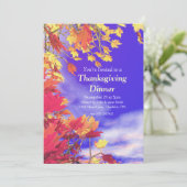 ブルー秋スカイ感謝祭 招待状 (スタンド正面)