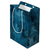 ブルー秋紅葉 ミディアムペーパーバッグ (裏面アングル)