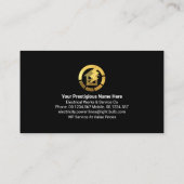 ブルー稲妻パワーズ金ゴールド 名刺 (裏面)