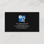 ブルー稲妻電気ストライク電気技師 名刺 (裏面)