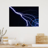 ブルー稲妻 ポスター (キッチン)