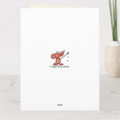 ブルー空白の素晴らしヘロン野生生物鳥画自然 カード (裏面)