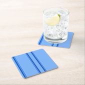 ブルー紙コースター スクエアペーパーコースター (インサイチュ)
