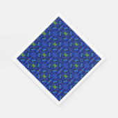 ブルー紙ナプキン スタンダードランチョンナプキン (角)