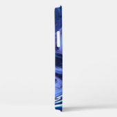 ブルー素晴らしアゲートデザイン Case-Mate iPhoneケース (裏面 / 右)