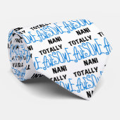 ブルー素晴らしトータルなにTシャツ&ギフト ネクタイ (ロール)