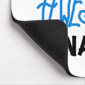 ブルー素晴らしトータルなにTシャツ&ギフト マウスパッド (コーナー)