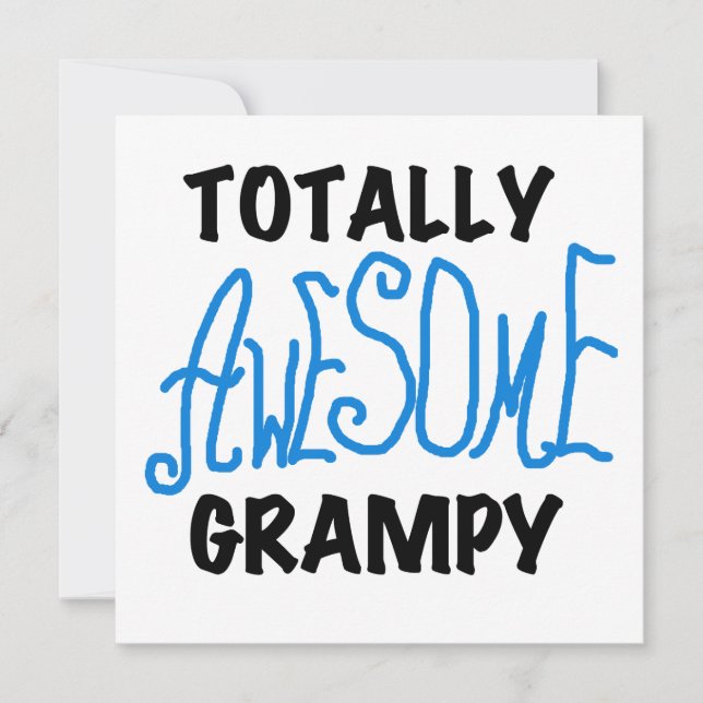 ブルー素晴らしトータルTシャツとギフト (正面)