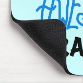 ブルー素晴らしトータルTシャツとギフト マウスパッド (コーナー)