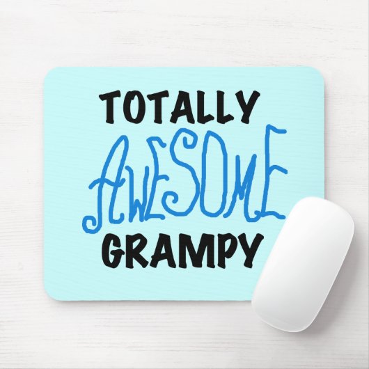 ブルー素晴らしトータルTシャツとギフト マウスパッド (マウス)